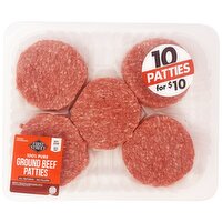 FS 80/20 Ground Beef Patties 4/1 - 35.2 Ounce